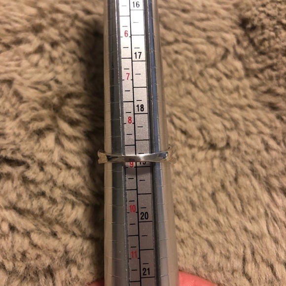 VTG Sterling Faux Turquoise Pearl White Cz Stone Flower Floral Ring Sz 8.75 - Picture 9 of 9